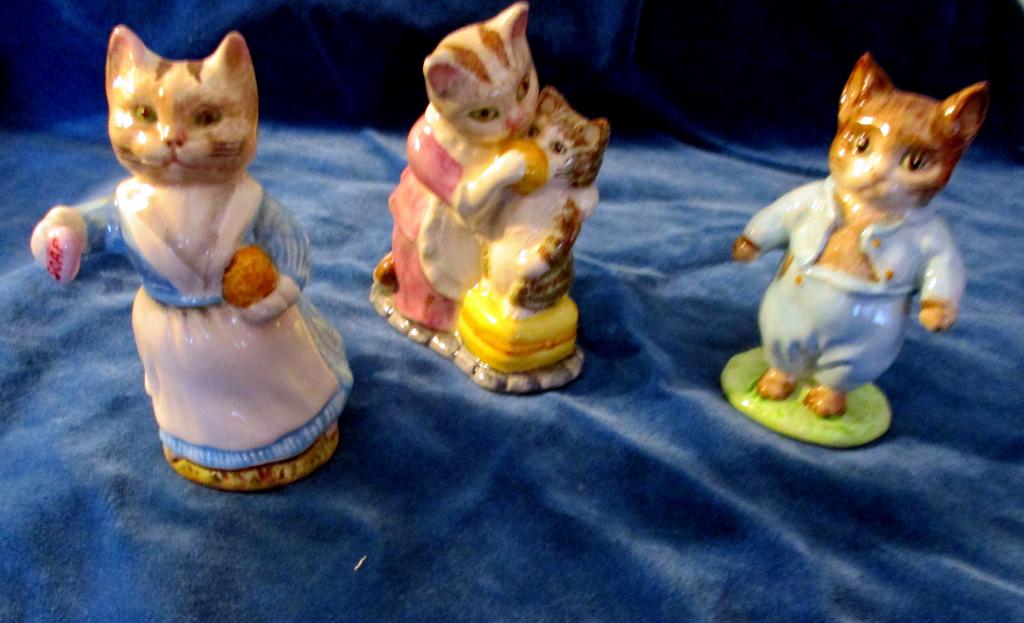 Three Beatrix Potter Figurines (1 of 3)