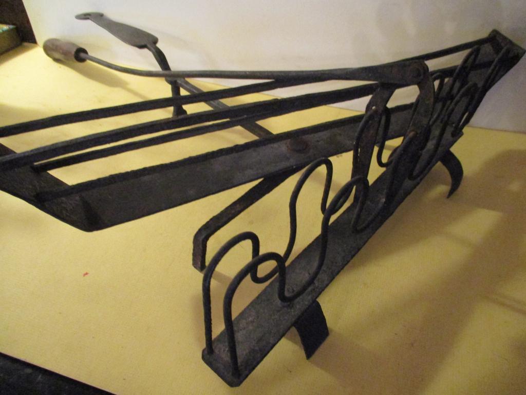 Two Early Wrought Iron Toasters (1 of 3)