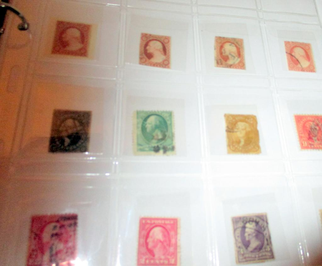 Folder with Five Pages 19/20th C. Postage Stamps (1 of 6)