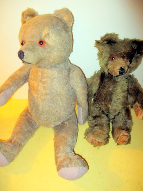 Two Early 20th Century Teddy Bears (1 of 1)