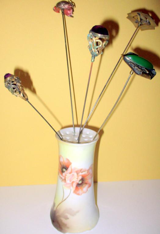 Lot of Vintage Victorian Hat Pins (1 of 6)