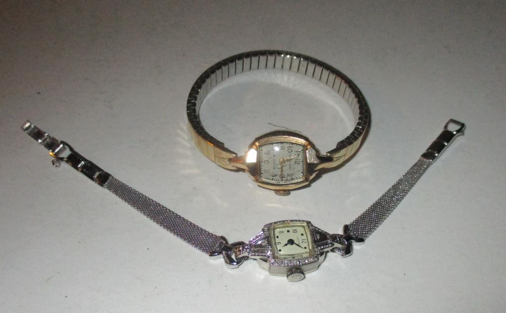 Two 14K Gold Lady's Cocktail Watches (1 of 1)