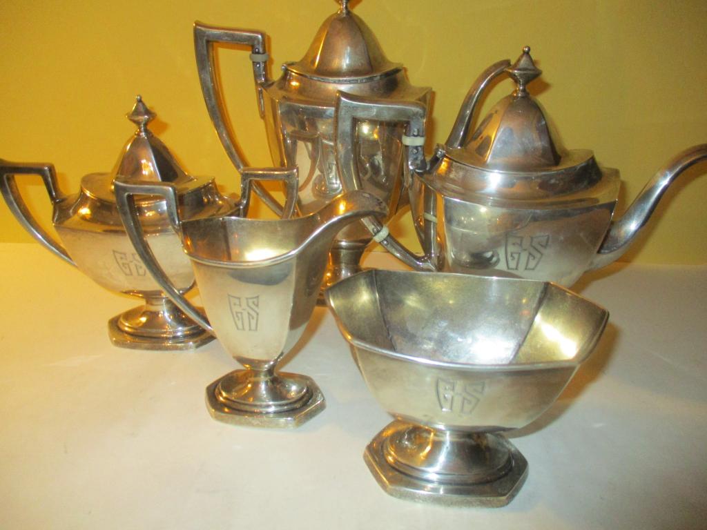 Sterling Silver Coffee and Tea Service (1 of 1)