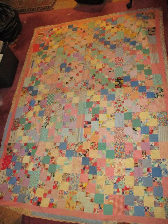 1930's Handmade by Machine Quilt (1 of 1)