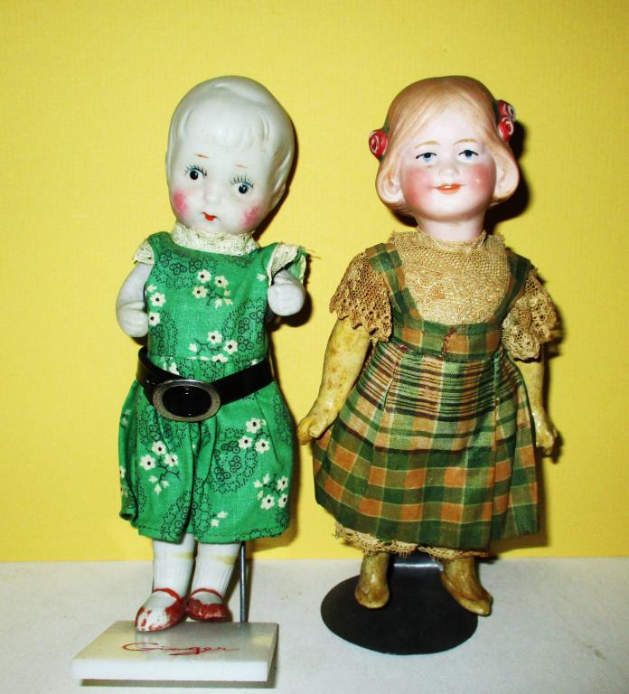 Two Porcelain Head Dolls (1 of 1)