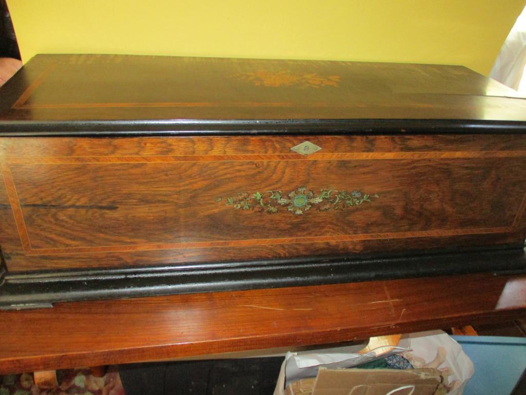 Large Rosewood Cased Music Box, ca1874 (1 of 7)