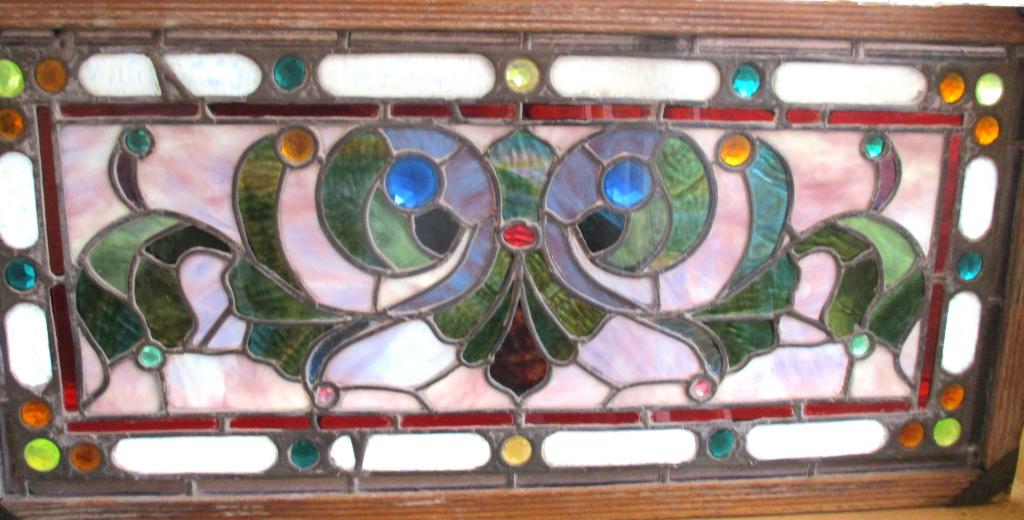 Leaded Glass Transom Window (1 of 1)