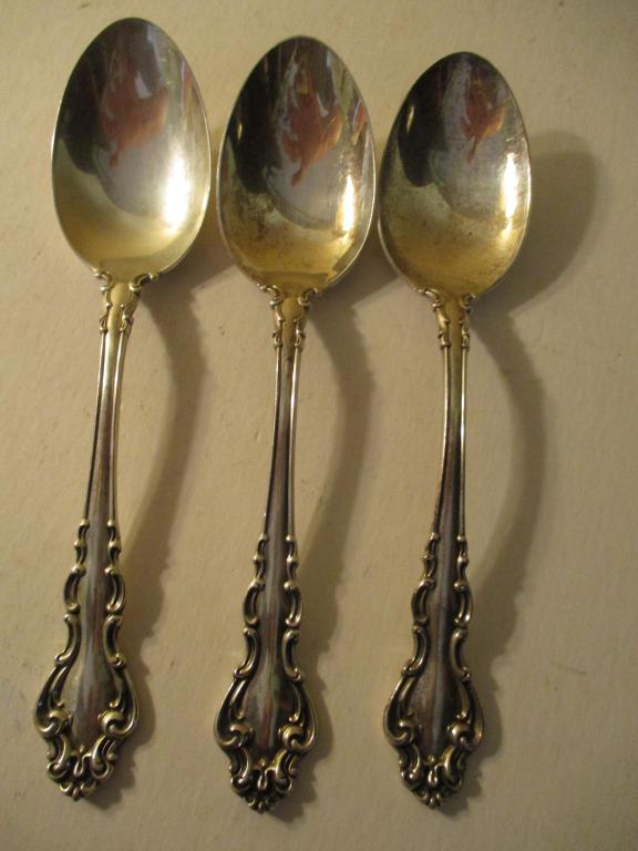 Lot of Three Large Serving Spoons (1 of 1)