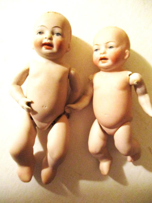 Two Bisque Porcelain Doll Babies (1 of 3)