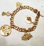 14K Gold Lady's Charm Bracelet