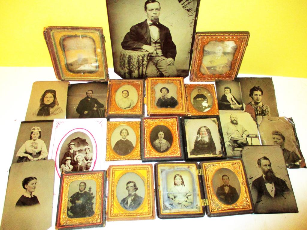 Lot of Daguerreotypes, Ambrotypes & Tintypes (1 of 1)
