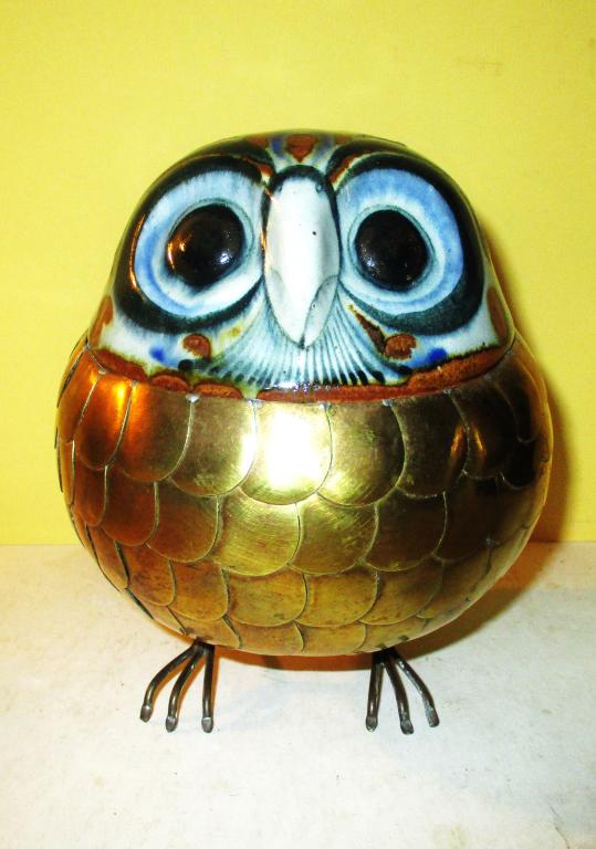 Mid Century Owl Figurine (1 of 1)