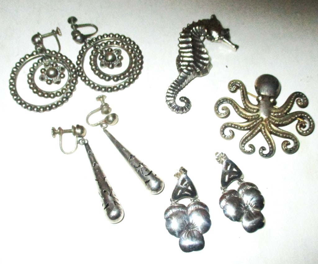 Lot Miscellaneous Sterling Jewelry (1 of 1)
