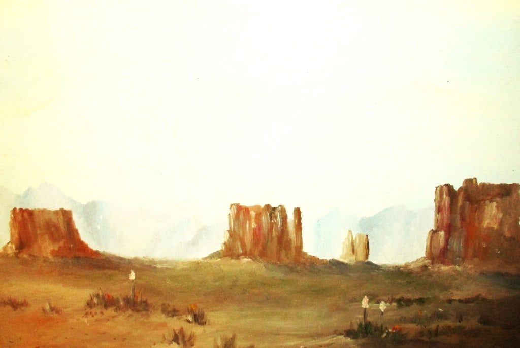 Oil Painting of S. West American Mesas (1 of 1)