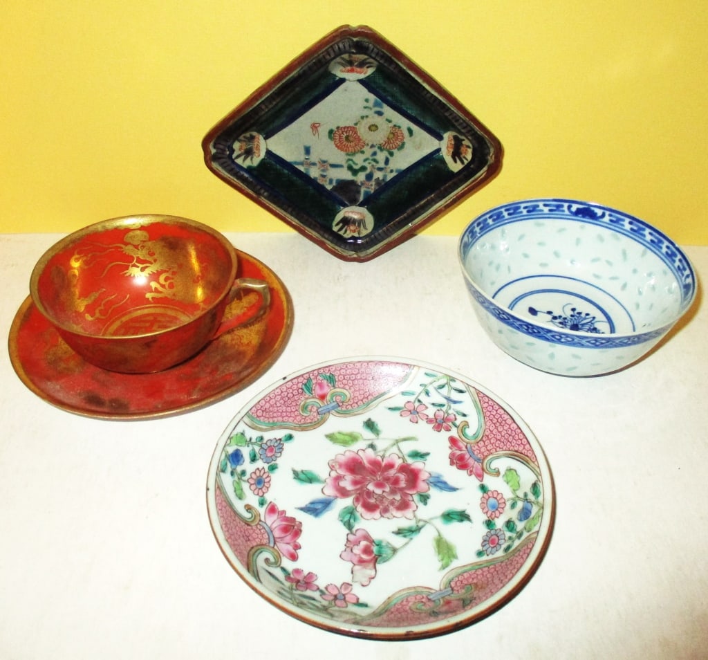 Four Pieces of Chinese Porcelain (1 of 1)