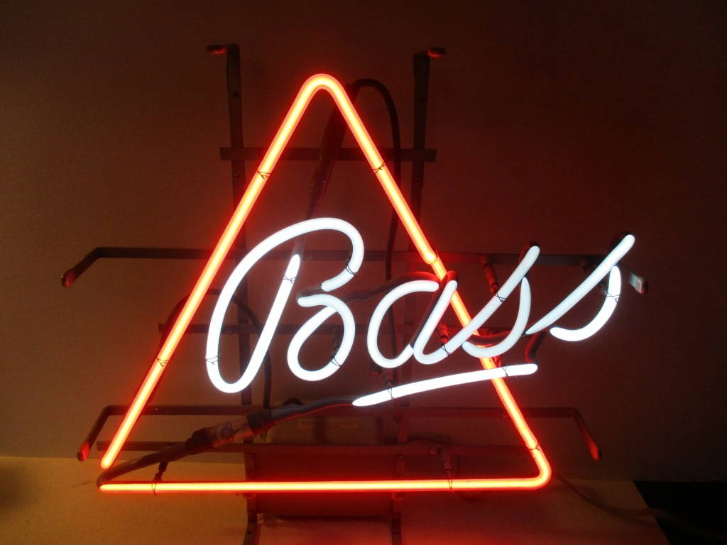 Vintage Neon Bass Ale Sign Auction