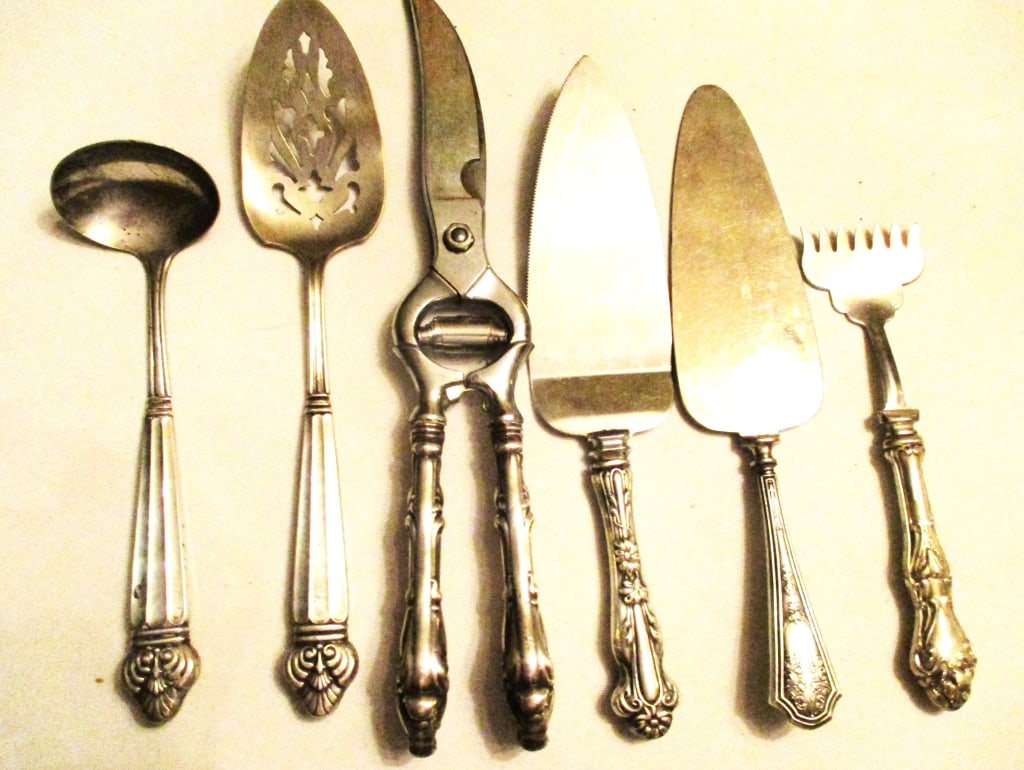 Lot of 7 Sterling Utensils (1 of 1)