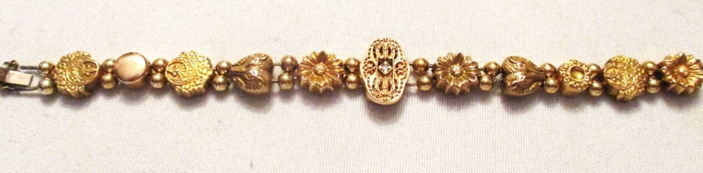 14K Gold Slide Bracelet (1 of 2)