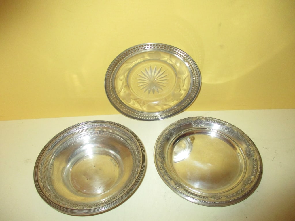 Lot of 3 Sterling Dishes (1 of 2)