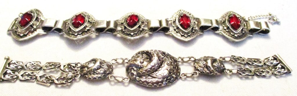 Two Vintage Sterling Bracelets (1 of 3)