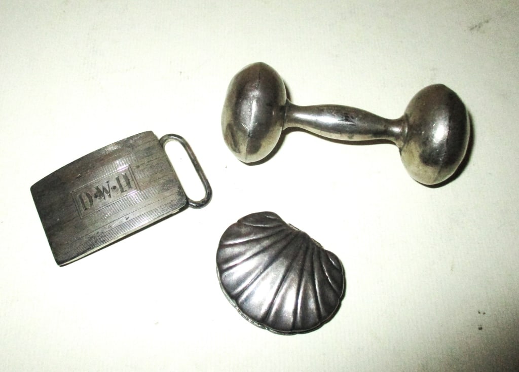Lot of Three Sterling Items (1 of 1)