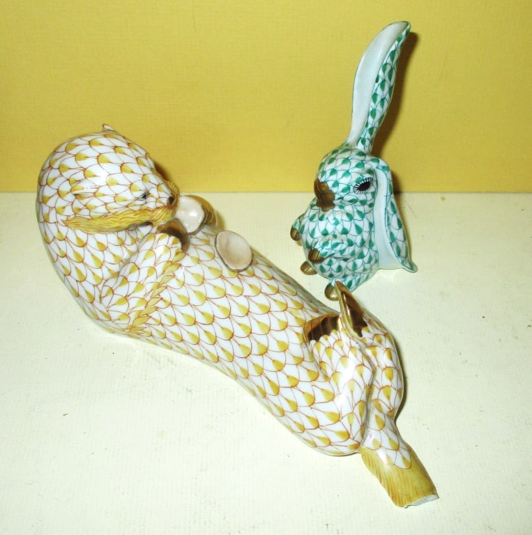 Two Herend Animal Figures (1 of 1)