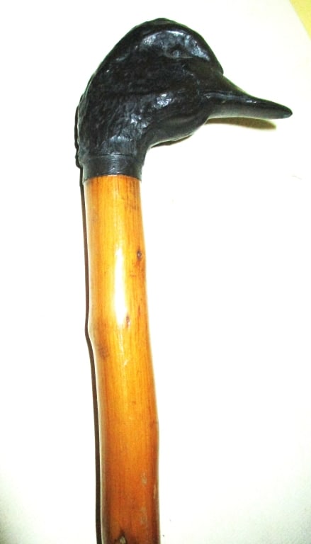 Vintage Cane With Duck Head Handle (1 of 1)