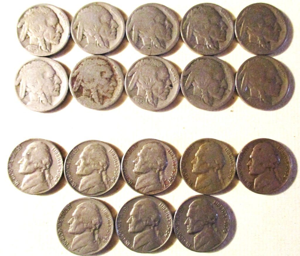Lot of Nickel Coins (1 of 2)