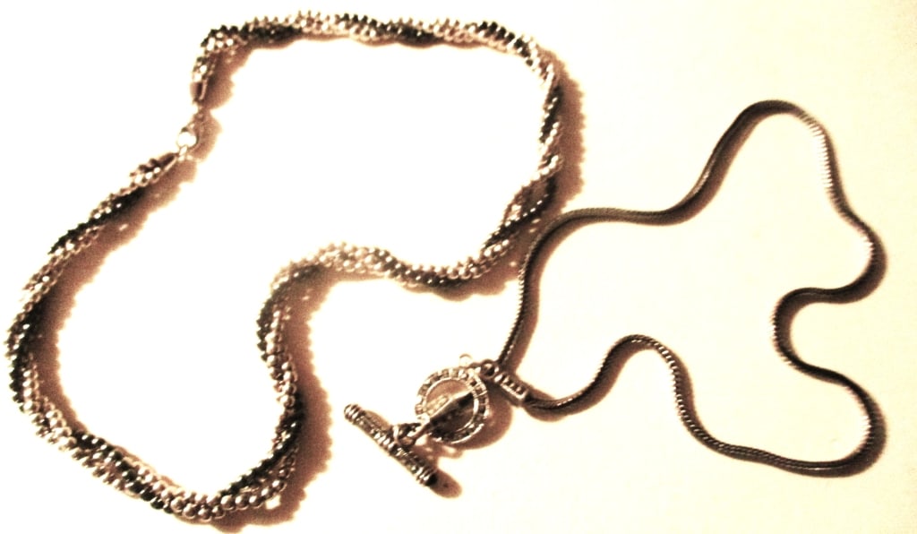 Two Sterling Necklaces (1 of 2)