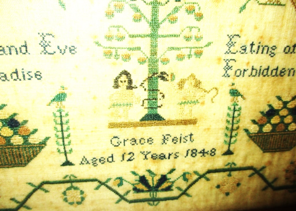 1848Pennsylvania Sampler Dated 1848 - 2