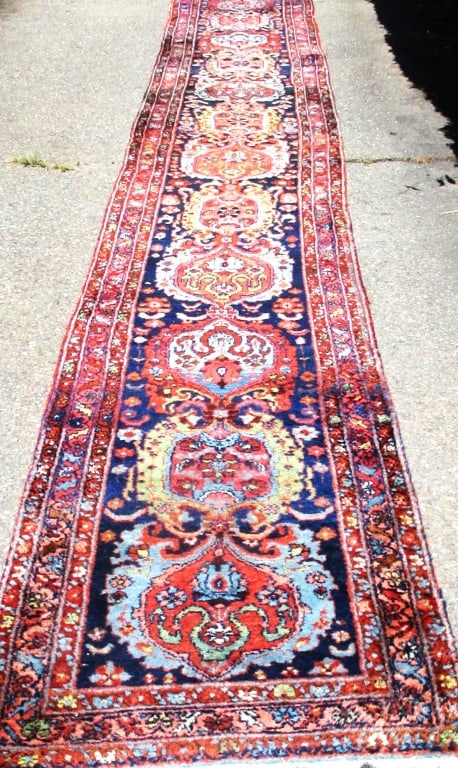 Antique Hamadan Oriental Runner (1 of 2)