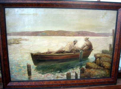 Oil Painting on Canvas, W.L. Bixbee?