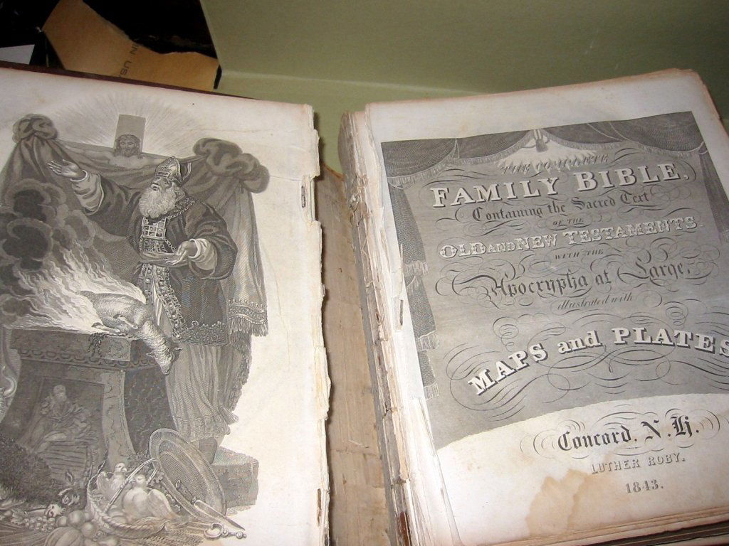 Leather Bound Family Bible (1 of 3)