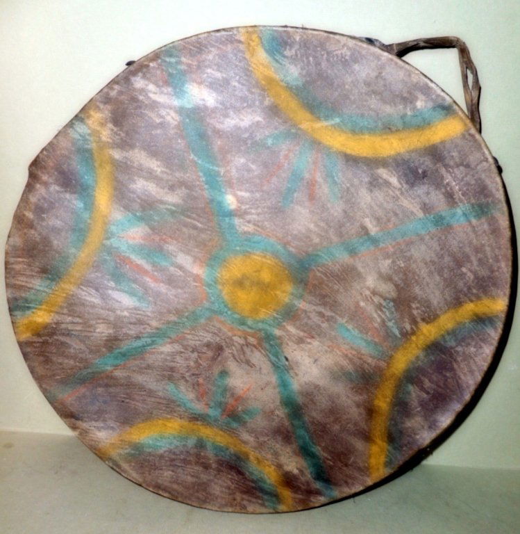American Indian Ceremonial Drum (Souix) (1 of 1)