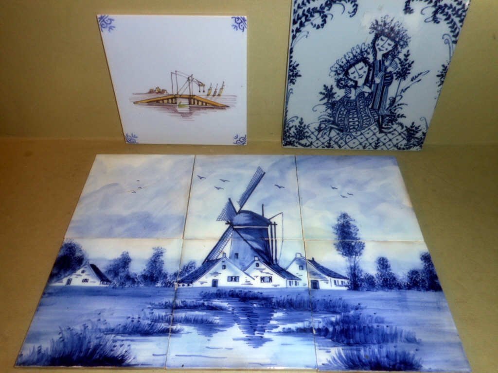 Lot of 8 Ceramic Tiles (1 of 1)