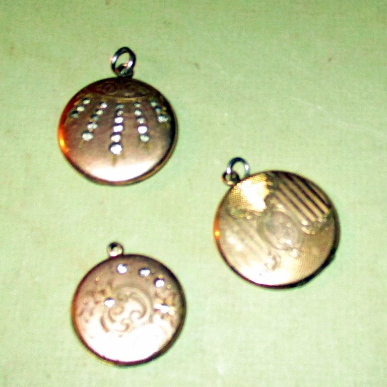 Three Victorian Gold Filled Pendants (1 of 1)