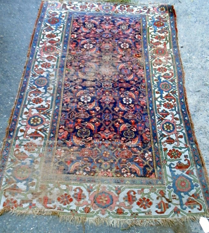 Antique Hamadan Oriental Carpet (1 of 2)