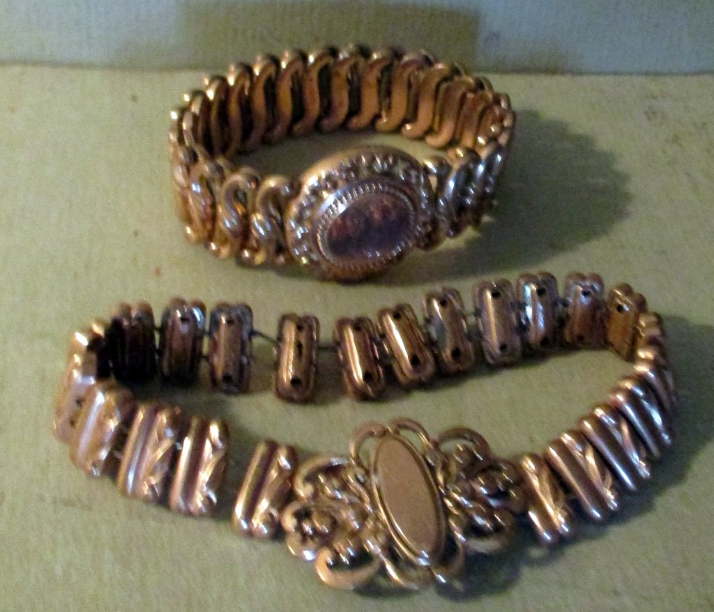 Two Gold Filled Victorian Bracelets (1 of 1)