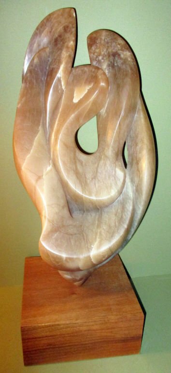 Mid-Century Modern Alabaster Sculpture (1 of 1)