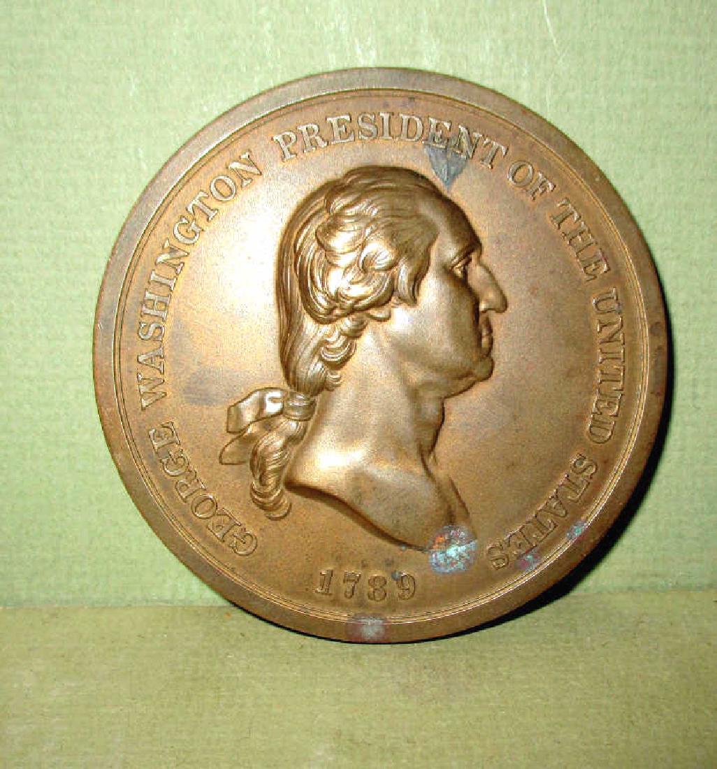 Bronze George Washington Presidential Medallion (1 of 2)