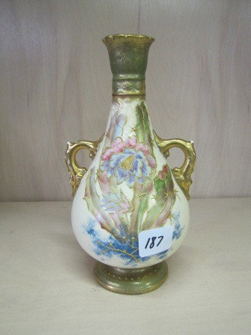 Royal Bonn 7 embossed floral vase": Royal Bonn 7 embossed floral vase"