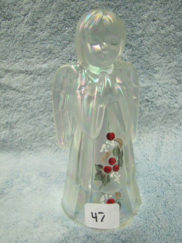 Fenton 6" HP angel-1992: Fenton 6" HP angel-1992