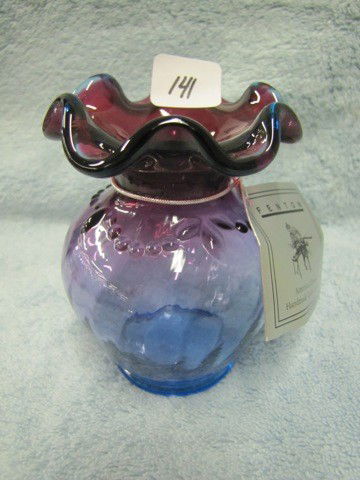 Fenton mulberry 4" signed by Don Fenton: Fenton mulberry 4" signed by Don Fenton