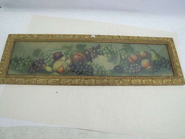 Vicotrian fruit yard long print. Nice NO SHIPPING: Vicotrian fruit yard long print. Nice NO SHIPPING