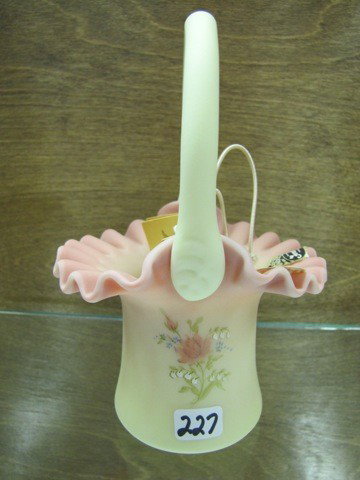 Burmese hat basket - signed Mary Walrath - 1982 - : Burmese hat basket - signed Mary Walrath - 1982 - "Love Bouquet" - M. Walrath-6 1/2"