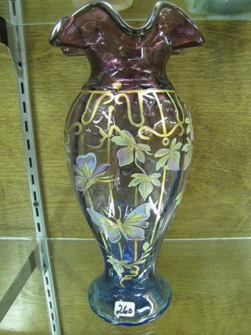 Mulberry vase - Connosseur Collection - Don Fenton: Mulberry vase - Connosseur Collection - Don Fenton-11" HP