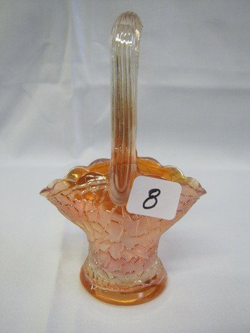 Imp mari Soda Gold handled BAsket: Imp mari Soda Gold handled BAsket