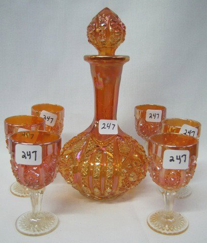 Imp mari Octagon 8pc wine set. Nice color: Imp mari Octagon 8pc wine set. Nice color
