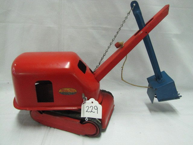 Tonka Backhoe red & blue: Tonka Backhoe red & blue
