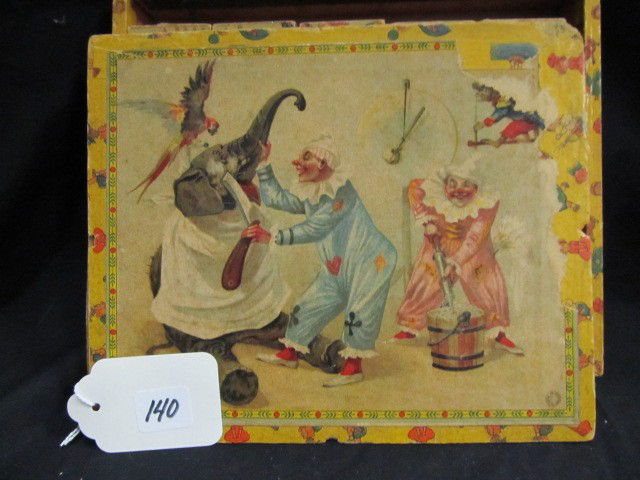 German antique litho pictorial blocks w/original p: German antique litho pictorial blocks w/original pictures